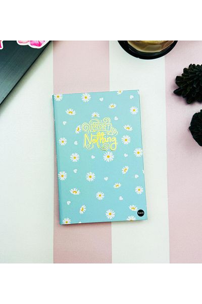 Gift Moda Regret Nimic - Caiet proiectat cu elastic
