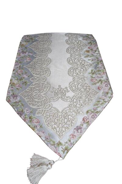 Believe Sueda Jacquard Sutunlar Doymuş Pekizli 45*110 Runner decorativ albast...