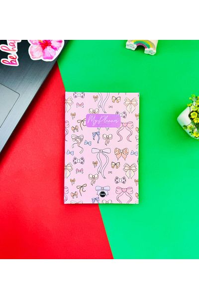 Gift Moda Caiet cu design elastic cu fundita