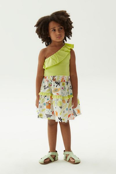 Tyess BG Store Girl's Green Blouse