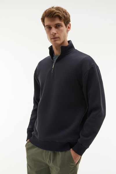 Mudo FERMUARLI DİK YAKA SWEATSHIRT