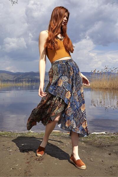 Los banditos Authentic Patterned Bohemian Ethnic Skirt