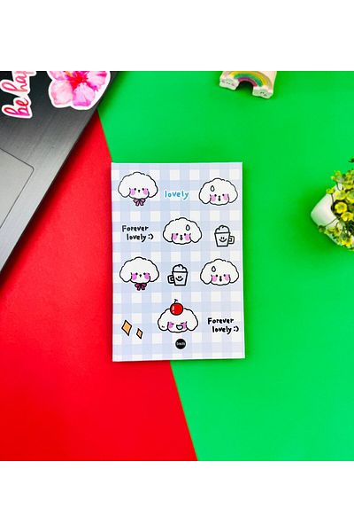 Gift Moda Ελαστικό σημειωματάριο Kawaii Cloud Design