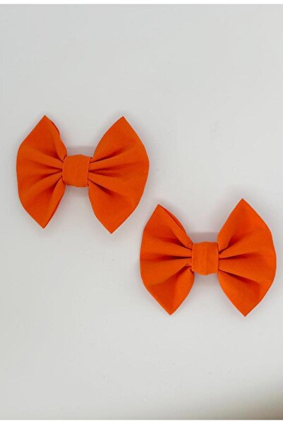 Atılgan Grp 2'li Handmade Fiyonk Toka, Çocuk Toka, Kız Çocuk Saç Tokaları - K...