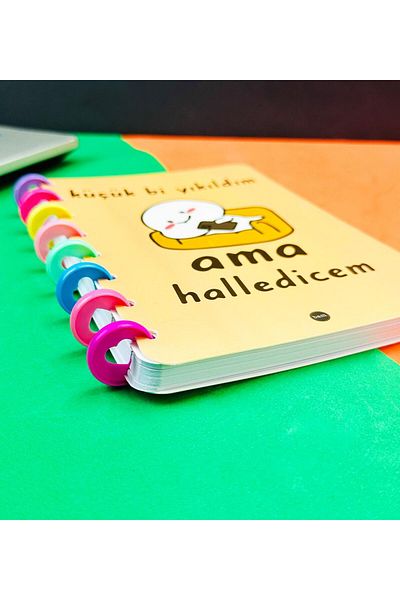 Gift Moda Caiet cu spirală inimă de nouă generație cu design mic Bi Yıkıldım