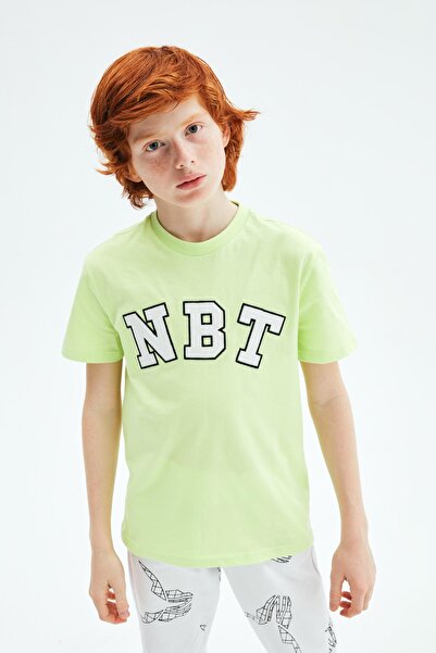 Nebbati Bg Store Boy Green Tshirt 23Pssnb3568