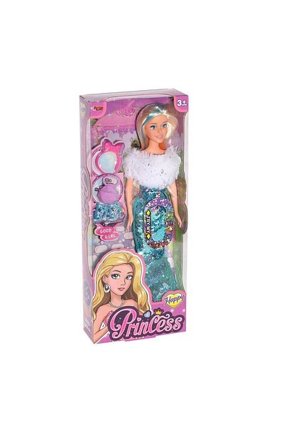KdrElektronik Children's Wg-66772-73 Color Changing Sequin Outfit Doll -Vardem Toy