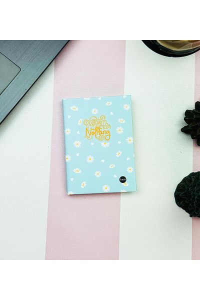 Gift Moda Regret Nothing - دفتر ملاحظات صغير بتصميم وغطاء صلب