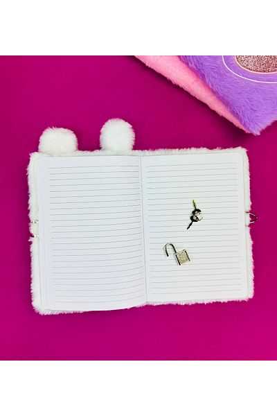 Gift Moda Caiet de inimă de iepure de pluș