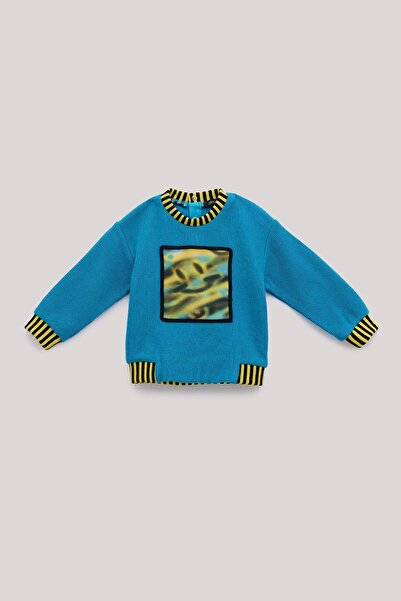 GB Baby BG Store Erkek Bebek Mavi Sweatshirt
