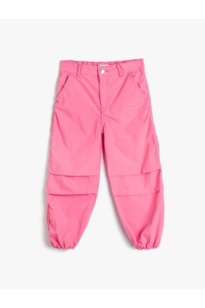 Koton Parachute Jeans Cotton Elastic Waist Pocket - Parachute Jean
