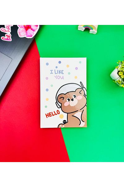 Gift Moda Hello Bear Design - Caiet elastic