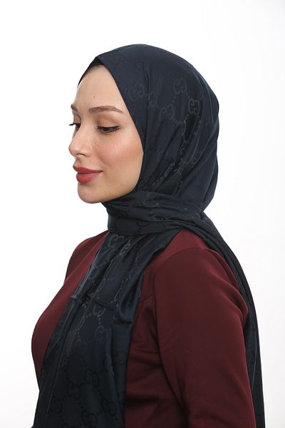 AFRA scarf G Vzorovaný žakárový šál