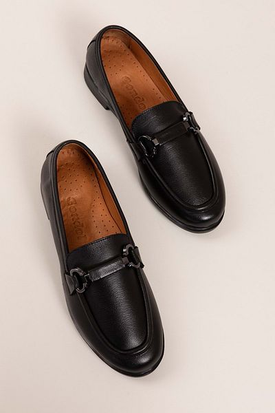 Gondol esl.1852 Mocasnic din piele naturală pentru femei cu cataramă