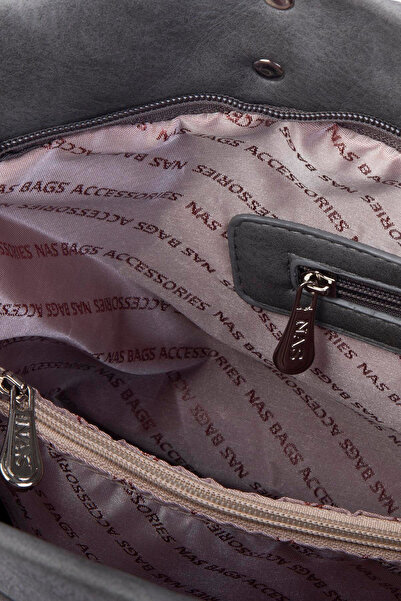 Nas Bag Large Size Women's Sports Shoulder Bag with Long Shoulder Strap - Gray