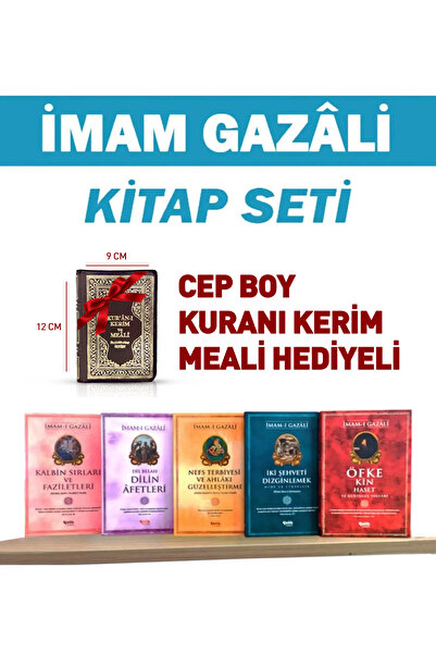 Çelik Yayınevi Hediyeli Imamı Gazali Kitap Seti Kalbin Sırları-dilin Afetleri...