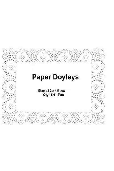 Pastaland Paper Lacy Coaster 32*45