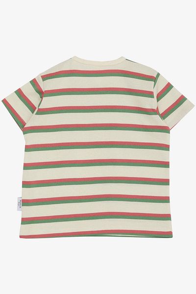 Breeze Boys' T-shirt with Stripes 1-4 Years, Cream