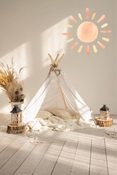 Lizpo Decor Güneş Bohem Duvar Sticker, Bebek Ve Çocuk Odası Dekoratif Duvar Ç...