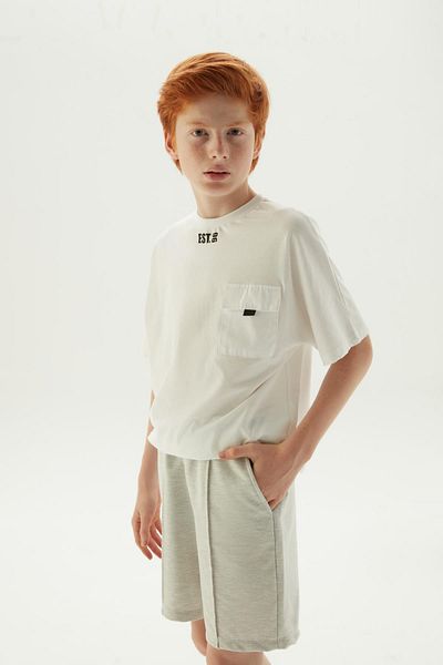 Nebbati BG Store Boy Gray Shorts