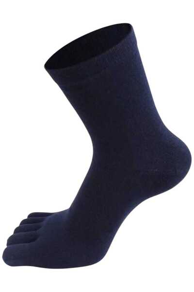 Uniquetrenders Чоловічі шкарпетки з бамбукового волокна, 6 пар, пальці роздільні, розмір 36-44