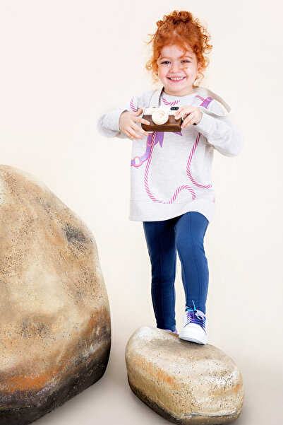 U.S. Polo Assn. Girl's Indigo Sweatpants 50256245-Vr028