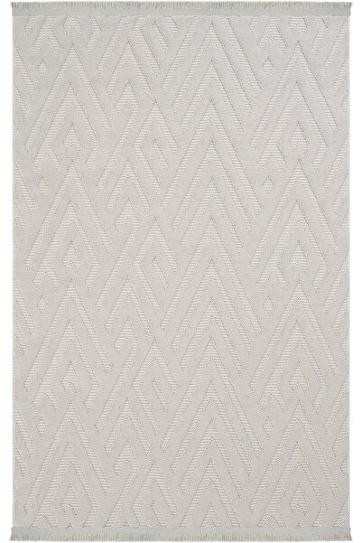 Cool Halı Wood 1118 Gri Halı Yolluk Kabartmalı Bukle Salon Antre Koridor Halısı Dokuma Makine Halısı (Son)