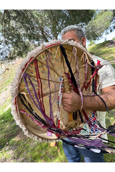 SULTANMUSİCALSHOP Şaman Davulu - Kam Davulu - Kişiselleştirilebilir(45CM)