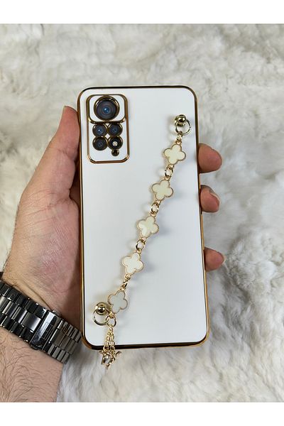 Vip Case متوافق مع XIAOMI REDMI NOTE 11 PRO وNOTE 12 PRO 4G - مقاوم للأوساخ ولامع من السيليكون مع مقبض يدوي