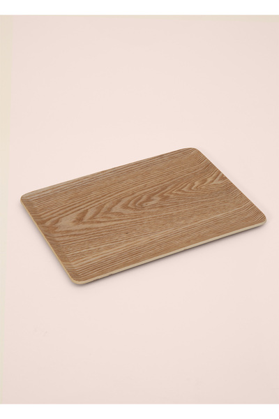 The Mia Natura Non-Slip Wooden Tray 36X28 cm