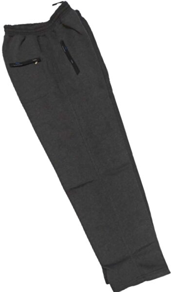 bigiyin Γκρι χειμερινό αθλητικό παντελόνι μεγάλου μεγέθους Φούτερ παντελόνι Χοντρό παντελόνι με φλις εσωτερικά Χοντρό αθλητικό παντελόνι