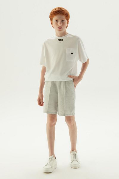 Nebbati BG Store Boy Gray Shorts