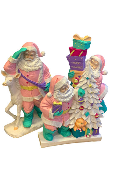 By Ari Ev Dekorasyon ÜÇLÜ NOEL BABA SET HS500-2