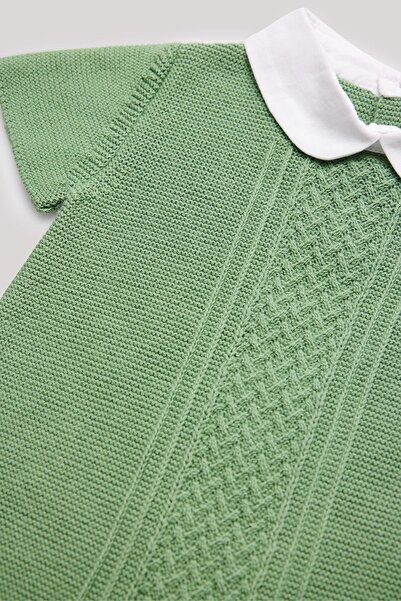 Layette BG Store Baby Boy Green Jumpsuit