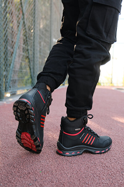 Riccon JAMPER BLACK RED PÁNSKÉ TREKKINGOVÉ BOTY00121821