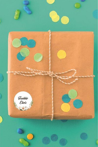 Lizpo Decor Thank You Sticker Label 9
