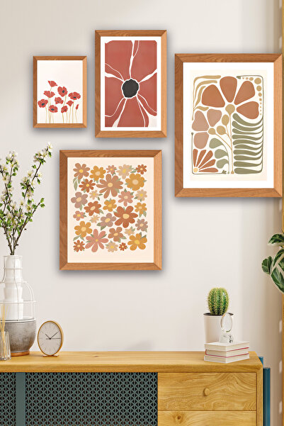 no77decor Σετ ζωγραφικής με ξύλινο πλαίσιο 4 τεμαχίων Matisse