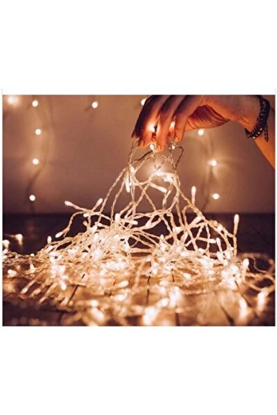 Lexi Bella Dekoratif Özel Günlere Süsleme Fişli Şeffaf Kablolu Günışığı Peri ...