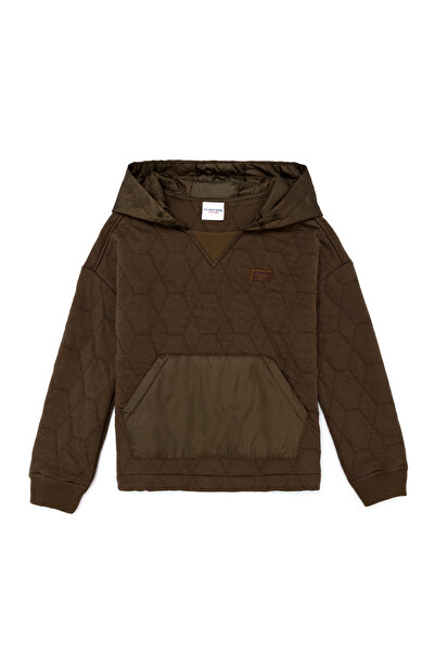 U.S. Polo Assn. Суичър с качулка за момче, кокос 50256387-VR153