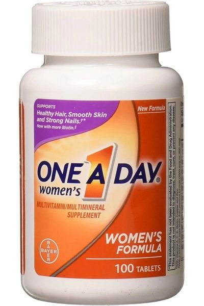 Bayer One a Day Women's 100 Tablets Multivitamin Multimineral Supplement