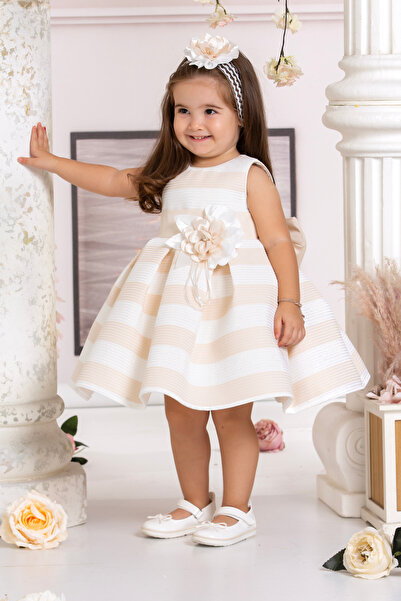 SÜSLÜ PİNK KİDS BABY DRESS
