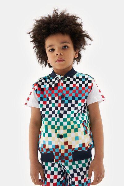 Nebbati Bg Store Boys' Patterned Vest 23Ss1Nb3420