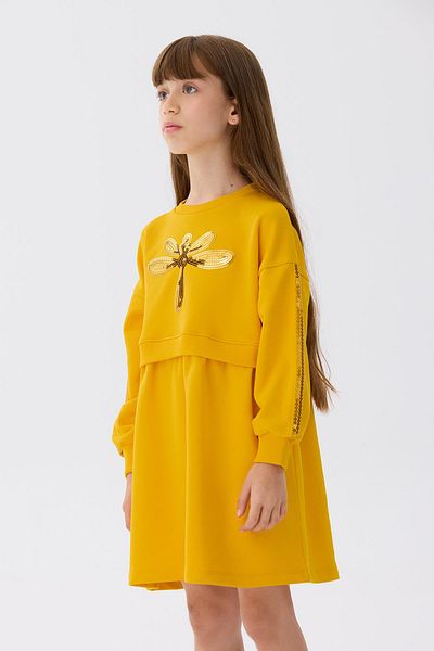 Tyess Bg Store Момиче горчица рокля