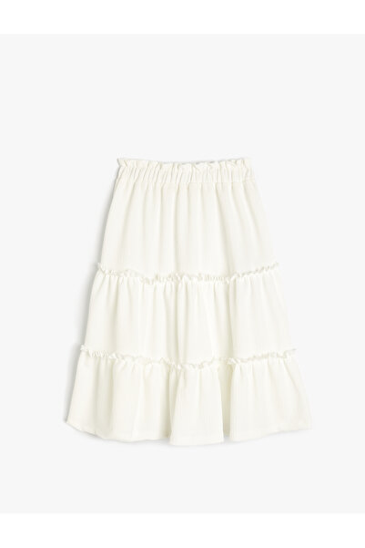 Koton Etek Fırfırlı Detaylı Katlı Rahat Kesim