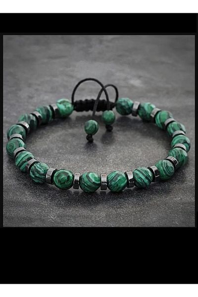 Alnis Atelier Malahit Natural Stone Bracelet