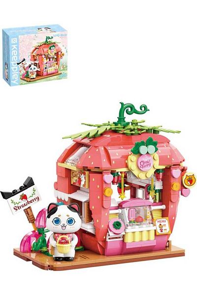 Vagonlife Lovely Streetcute Street Series Strawberry Shop (350 Pieces) Toy Construction Set