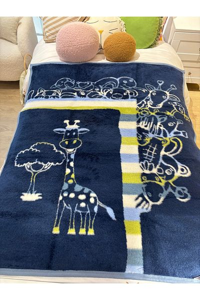 Sesli Aydora Double Sided Quality Acrylic Baby Kids Blanket Newborn Baby Gift 100X120