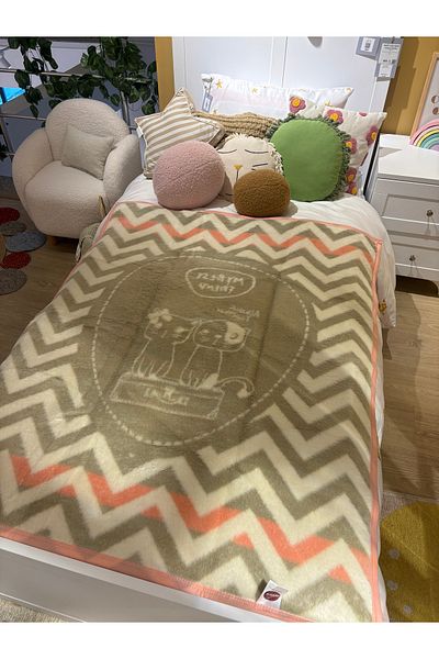 Sesli Aydora Double Sided Quality Acrylic Baby Kids Blanket Newborn Baby Gift 100X120