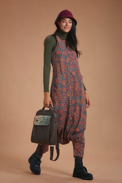 Los banditos Low-cut Zippered Pocket Women's Shalwar Jumpsuit