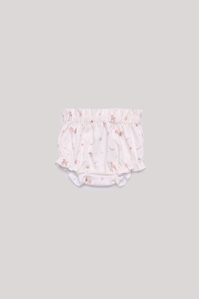 Layette Bg Store Baby Girl Patterned Shorts